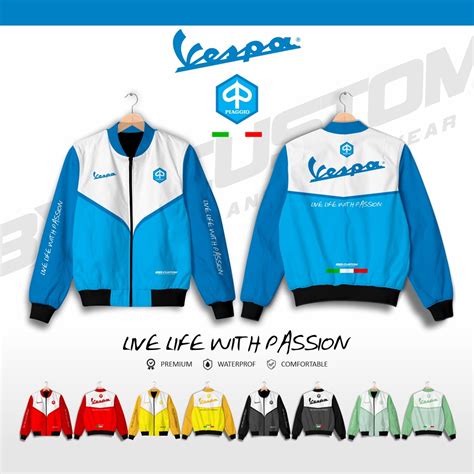 Jual Jaket Vespa Original Model & Desain Terbaru 